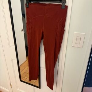 Lululemon Athletica Red Leggings